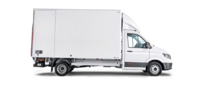 Afbeeldingen van MAN TGE Citybox met laadlift